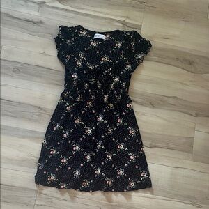Urban Outfitters Black Floral Dress